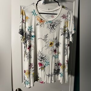 Torrid Super Soft Floral Tunic Shirt